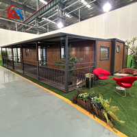 Maison préfabriquée à 3 chambres facile à construire, livraison rapide, maisons conteneurs de 40 pieds, personnalisation de la décoration extérieure