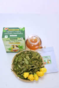 Sachets de thé aux herbes vietnamiennes séchées à froid de Gymnema Sylvestre avec fleur de camélia jaune pour le confort digestif, marque privée - Product Image 4