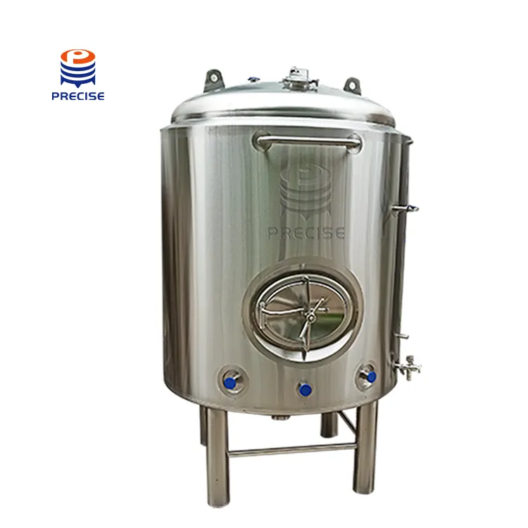 Acier inoxydable 500L 1000L 2000L servant réservoir brite BBT équipement de bière stockage réservoir de saké fermenté réservoir de bière lumineux