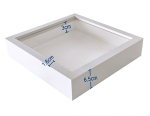 Cornici Fotografiche 3D Personalizzate in MDF Bianco e Nero con Effetto Ombra Profonda e Plexiglass Rimovibile per Animali e Fiori - Product Image 6