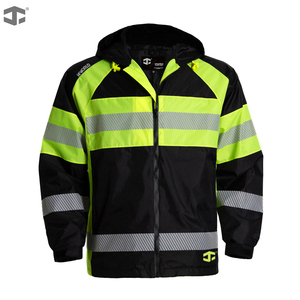 Ensemble imperméable haute visibilité JIADE, respirant, grande taille, 100% étanche avec coutures thermosoudées, pour le <span class=keywords><strong>travail</strong></span>, la construction et les situations d'urgence - Product Image 3