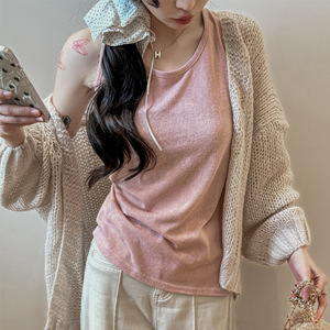 Camiseta sin Mangas Premium 2026, Nueva, de Color Sólido, Estilo Holgado y Casual para Mujer, Top Básico sin Mangas para Combinar - Product Image 1