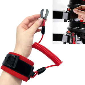 Lanière de moteur hors-bord de bateau marin universel Kill Stop Switch pour YAMAHA Jet Ski Key Rope Floating Wrist Lanyard - Product Image 6