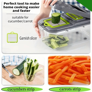 Coupe-<span class=keywords><strong>légumes</strong></span> et fruits manuel <span class=keywords><strong>en</strong></span> plastique 22 <span class=keywords><strong>en</strong></span> 1 coupe-<span class=keywords><strong>légumes</strong></span> <span class=keywords><strong>en</strong></span> <span class=keywords><strong>dés</strong></span> trancheuse multifonctionnelle - Product Image 5