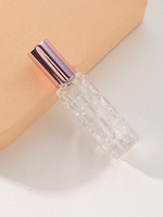 Mini flacon vaporisateur de parfum 10 ml rechargeable en verre, portable, pour voyage, échantillon de parfum à la courge amère avec bouchon à vis