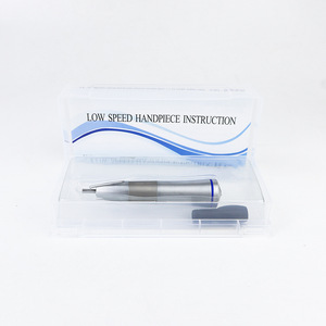 Dental Handpiece Low Speed Straight Machine Internal Water Channel <b>Electric</b> Silver CE Certified Class I <b>Instrument</b> - Product Image 4
