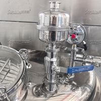 Machine d'émulsification et d'homogénéisation électrique à chauffage bidirectionnel avec levage hydraulique double SIPUXIN 1000L