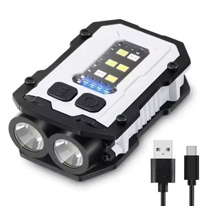 Super Bright LED EDC Mini Keychain Flashlight USB Rechargeable ABS Emergency Camping <strong>Lantern</strong> Multifunctional <strong>Torch</strong> - Product Image 2