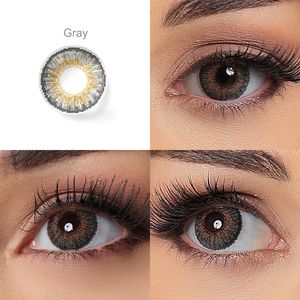 Campione gratuito lenti a contatto colore 3 toni lenti a contatto blu lenti a contatto cosmetiche annuali lenti a contatto comode Lentes De Contacto - Product Image 4