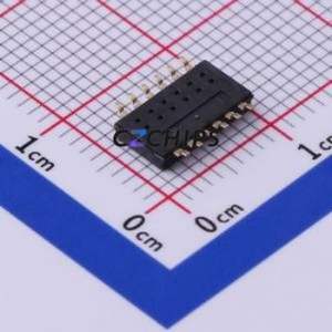 DHN-06-V DIP Switch SMD-12P,4.5x8.9mm Switch ( Number of Switch Sections: 6 )( Lead Spacing: 1.27mm ) - Product Image 2