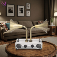 Mesin siaran kristal sederhana Modern dekorasi Phonograph untuk dekorasi meja ruang tamu