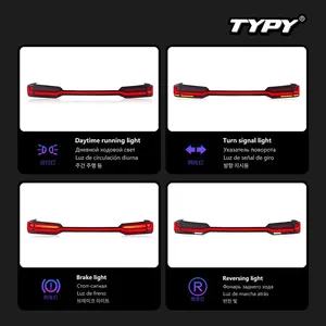 Kit de Luces Traseras LED para Toyota Fortuner 2016-2023, Modificación de Luces Traseras con Señal de Giro Dinámica DRL - Product Image 4