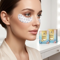 Patchs Hydrogel Contour des Yeux Anti-rides et Anti-cernes OEM/ODM Personnalisables Haut de Gamme au Collagène et à l'Ectoïne, Sans Cruauté Animale, Effet Rafraîchissant