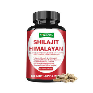 Ashwagandha 인삼 톱 Palmetto 마카 <span class=keywords><strong>Tribulus</strong></span> 차가 & 검은 후추 강도 체력 보충제 실라지트 히말라야 캡슐 - Product Image 1