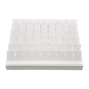 Organizador Rectangular de Lujo Hecho a Mano con Logotipo Personalizado, Bandejas de Exhibición para Joyería, para 60 Pares de Aretes - Product Image 1