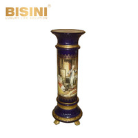 Vase en céramique, vase ornemental pour la maison, articles décoratifs haut de gamme de style européen classique, décorations en céramique peintes à la main