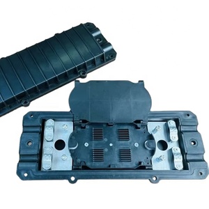 Boîte de jonction extérieure de câble à fibres optiques 12 fermeture de joint de câble à fibres FOSC fermeture d'épissure pour l'installation d'Internet de câble à fibres optiques - Product Image 1