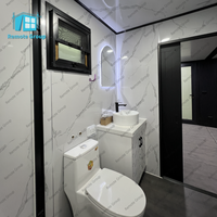 Dernier design de maison préfabriquée en conteneur, conteneurs habitables de 20FT, 30FT, 40FT, villas en conteneurs avec 3 chambres et salle de bain