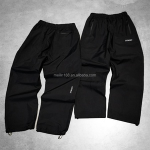 Designer-Hosen aus Nylongewebe, Maßgefertigte Hochwertige Übergroße Baggy Schlaghosen, Wasserdichte Winddichte Nylon-Trainingshosen - Product Image 1