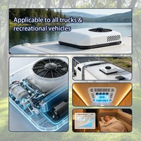 Climatiseur de toit électrique DC personnalisable pour camion, van et tracteur, 12V 24V