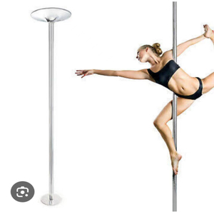 <span class=keywords><strong>Barre</strong></span> de danse statique <span class=keywords><strong>portable</strong></span> 45 mm plaquée or chromé arc-en-ciel, idéale pour les bars - Product Image 4