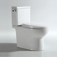 Ensemble de toilette moderne de haute qualité, articles sanitaires salle de bain deux pièces cuvette de toilette placard à eau Wc