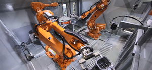 Macchina Robotica a 6 Assi per Sbavatura di Blocchi Cilindri Inferiori di Motori a Benzina, Macchina di Pulizia Shimada Big Bird CB - Product Image 6