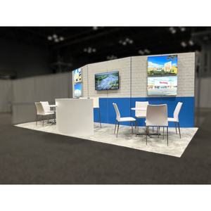 บูธสั่งทำขนาด 10x20 บูธงานแสดงสินค้าอื่นๆ สำหรับ 2 <span class=keywords><strong>คน</strong></span> ติดตั้งได้รวดเร็ว - Product Image 4