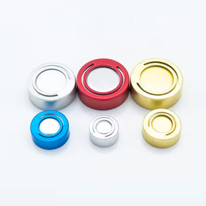 Bouchons d'arrachage en aluminium stériles certifiés ISO de 13mm et 20mm à anneau de traction pour l'étanchéité des flacons pharmaceutiques, de laboratoire et d'injection - Product Image 6