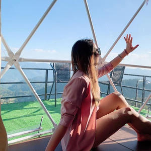 Venta de fábrica de lujo transparente <span class=keywords><strong>Glamping</strong></span> PVC cúpula geodésica tienda de hotel para <span class=keywords><strong>Glamping</strong></span> - Product Image 3