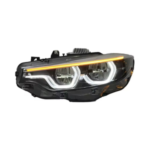 ไฟหน้า JY สำหรับ <span class=keywords><strong>BMW</strong></span> F32, F80, F82, F8X, M3, M4: ไฟหน้า DRL แบบสามสีสลับได้ รุ่น V2 สไตล์ IKON - Product Image 1