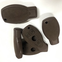 SAIBON Cuir Clé De Voiture En Plastique De Remplacement à distance Flip Clé housse Pour Mercedes Benz W203 W210 W211 W124