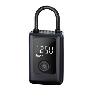 Portable Wireless Tire Inflator 25L Min LED Display 72V 80W Single Cylinder Car <b>Air</b> <b>Pump</b> With Phone Charger - Product Image 1