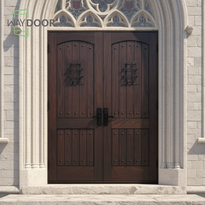 Portes battantes extérieures, portes d'entrée, fenêtres en bois - Product Image 5