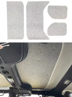 Isolation thermique de toit de tapis de bouclier thermique pour Jeep JK 4 portes 2012-2017 accessoires de voiture