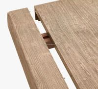 Ensemble de salle à manger pour la maison, table rectangulaire en bois massif et chaises, ensembles de meubles en bois personnalisés pour restaurant