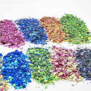 Cosméticos al por mayor Gel de purpurina holográfica a granel en colores mezclados para celebraciones navideñas Decoraciones navideñas Pedido mínimo 1kg - Product Image 3