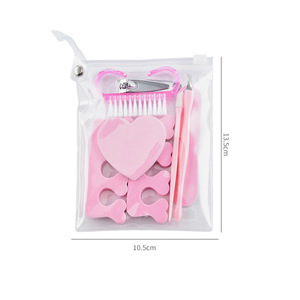 Nuovo Set <span class=keywords><strong>Manicure</strong></span> <span class=keywords><strong>Professionale</strong></span> YD 5 in 1 2026, <span class=keywords><strong>Kit</strong></span> <span class=keywords><strong>Pedicure</strong></span> Monouso 5 Pezzi con Separatore <span class=keywords><strong>per</strong></span> Dita dei Piedi - Product Image 1