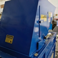 Compacteur de déchets automatique de 6 mm d'épaisseur pour les déchets domestiques, compression hydraulique des déchets 4:1, équipement