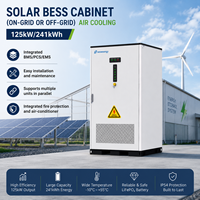Armoire de stockage d'énergie solaire diesel LiFePO4 125 kW 241 kWh pour site de recharge de véhicules électriques européens, économie de carburant, protection IP54, énergie hybride