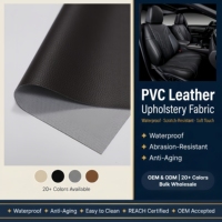 Siège de voiture en PVC à l'aspect simili cuir véritable, avec contrôle de qualité, forme inaltérable et couleur personnalisable