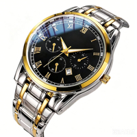 Nouvelle montre pour homme de luxe 208 Fashion Business Quartz, cadran de 41 mm, bracelet en acier inoxydable argenté, calendrier lumineux, résistance à l'eau 3BAR