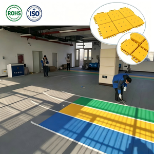 Baldosas Deportivas Suspendidas Antideslizantes Resistentes a la Intemperie, Cancha de Baloncesto Modular, Piso de Polipropileno para Patio de Juegos de Jardín de Infancia - Product Image 1