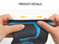 Attelle de cheville unisexe en nylon tricoté, compression et protection thermique pour les sports de plein air, le basketball, le volley-ball et les activités physiques