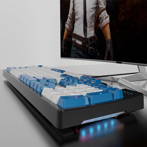 คีย์บอร์ดเกมมิ่งแบบมีสาย iFound 104 ปุ่ม RGB Backlit ขนาดเต็ม ป้องกันการกดผิดพลาด ตั้งโปรแกรมได้ - Product Image 3