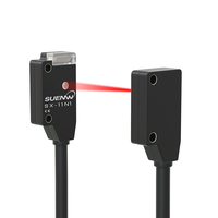 Sensores Fotoeléctricos Ópticos Infrarrojos Ultrafinos Mini, Tipo Reflex, 2m, NPN/PNP