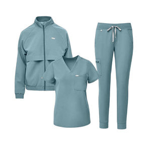 Divise Ospedaliere Elasticizzate Personalizzabili con Logo per Ragazze, Camici da Laboratorio Medici per <span class=keywords><strong>Donne</strong></span>, Set Uniformi da Infermiera - Product Image 2