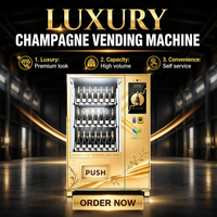 Distributeur automatique intelligent de vin et de champagne réfrigéré VFRESH 24H sans personnel avec écran tactile pour hôtel