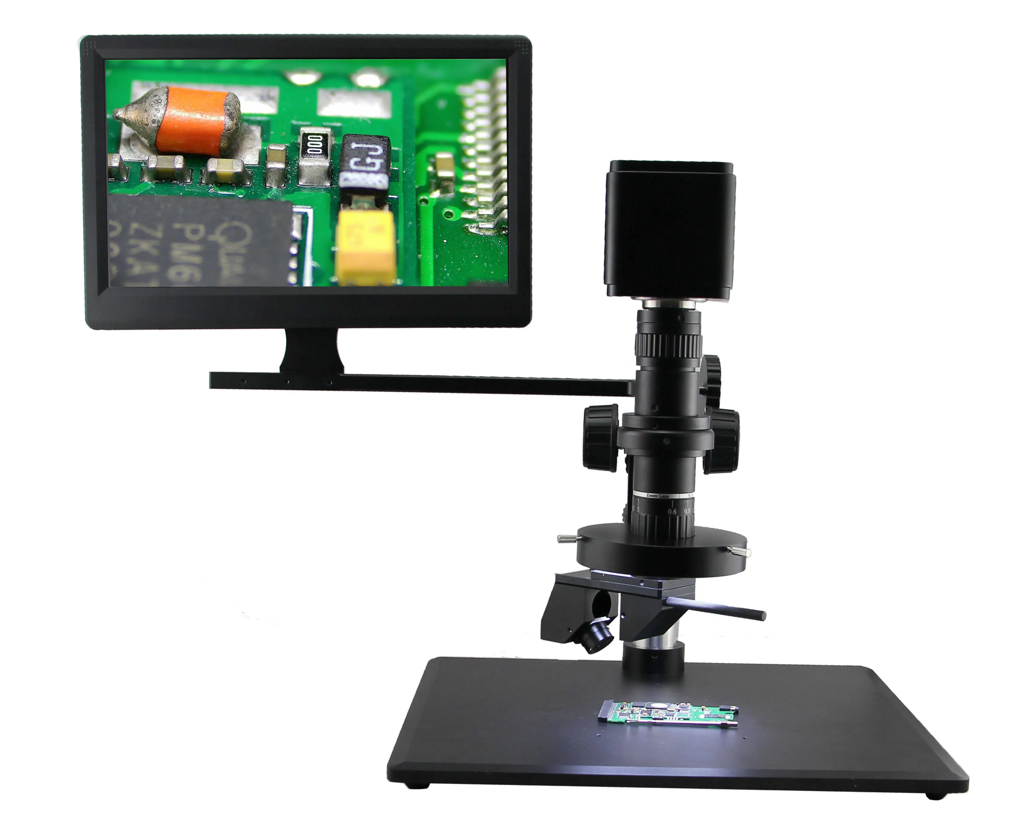 BestScope BS-1080BL3DHD1 디지털 산업용 줌 렌즈 단안 현미경 (HDMI 포함), WIFI 카메라 키트