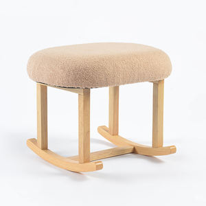 Mobilier élégant et confortable Chaise berçante Style américain Chaise de pépinière Canapé simple Chaise avec repose-pieds - Product Image 6